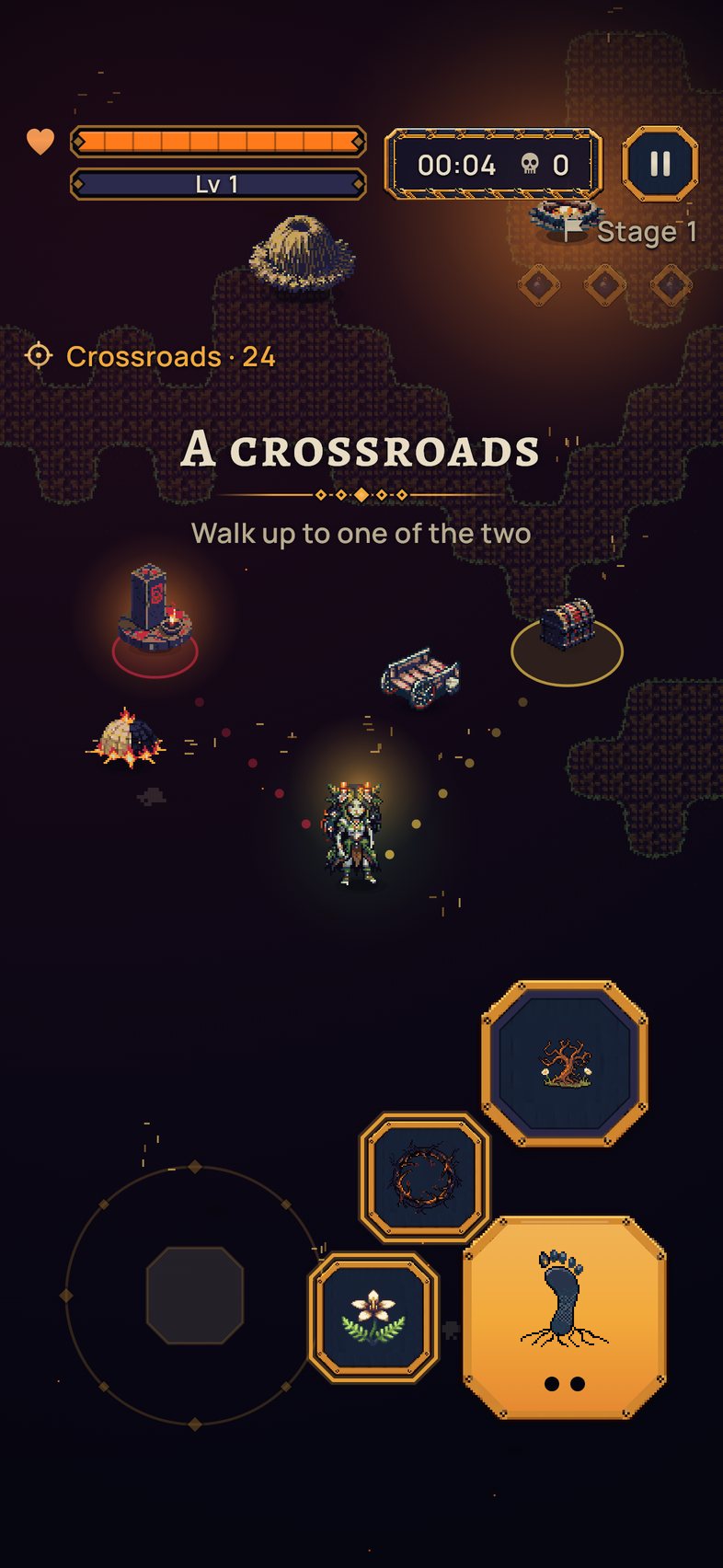 A crossroads in the night: two events to choose from